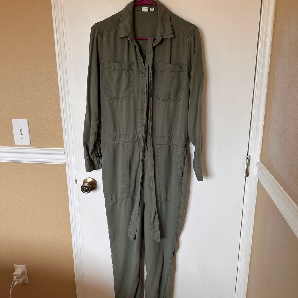 Olive Green Women's Jumpsuit